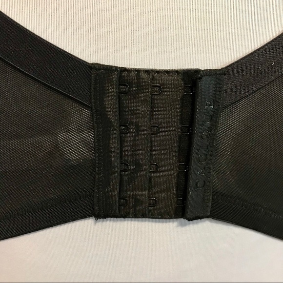 NWT Black Lace Cacique Unlined Bra 46C - Picture 7 of 9